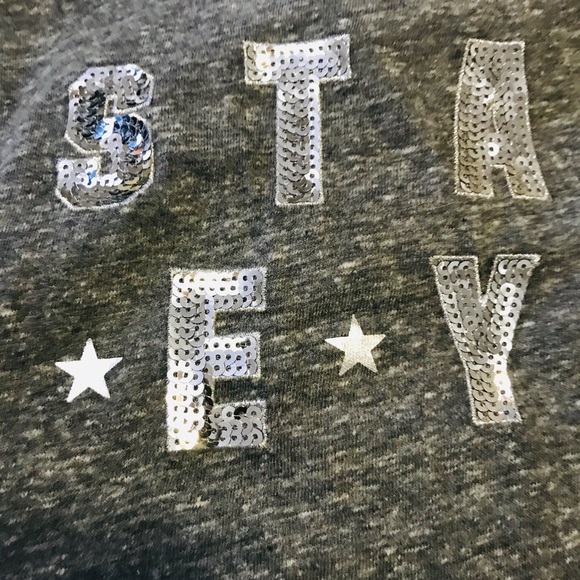 PINK Starry Eyed sequined tee - Picture 4 of 4